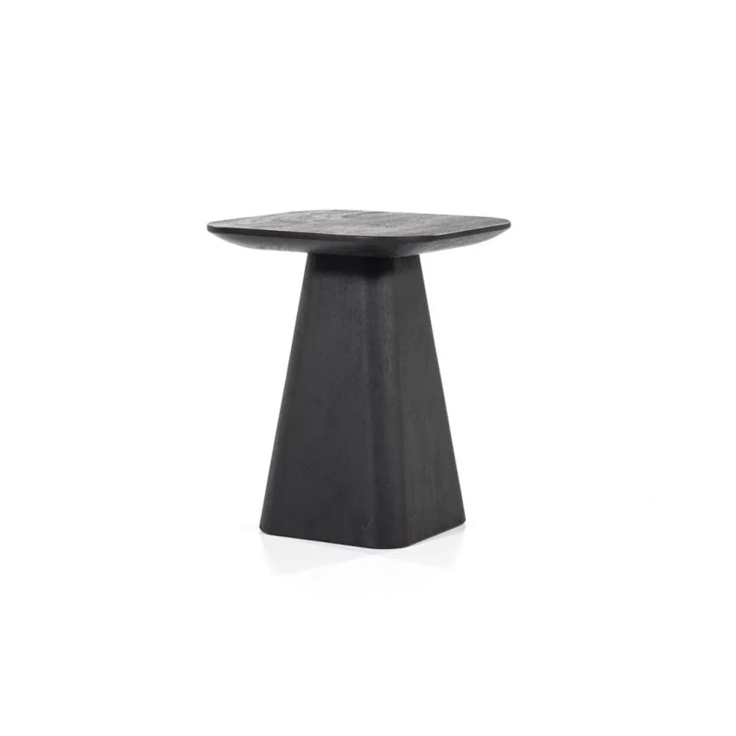 Bijzettafel Aron vierkant 40×40 zwart