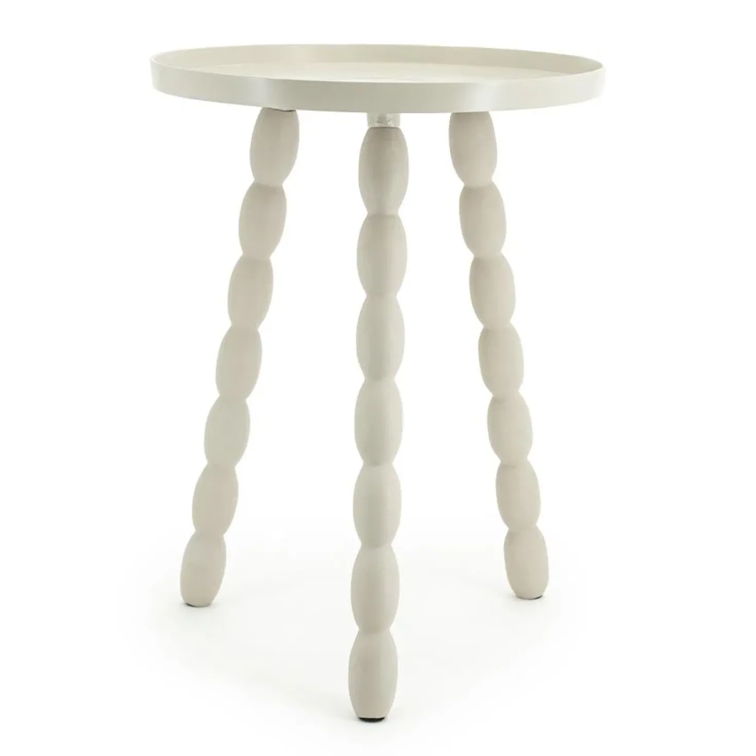 Bijzettafel Bean creme