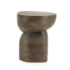 Bijzettafel Cobble Bruin 37cm