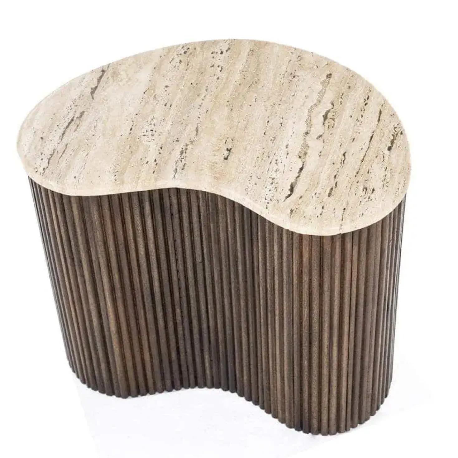 Bijzettafel Mari 50×33 bruin