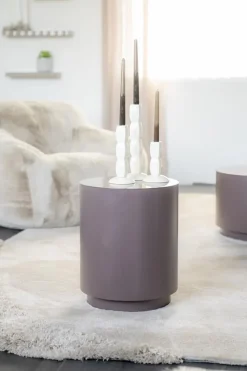 Bijzettafel Mesita Donkertaupe 37cm