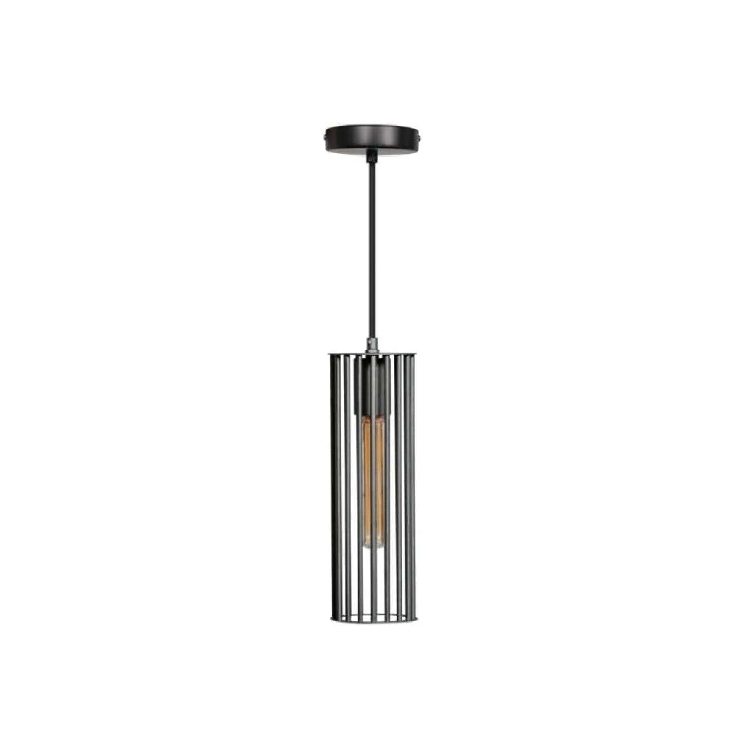 Birdy 1-lichts hanglamp zwart