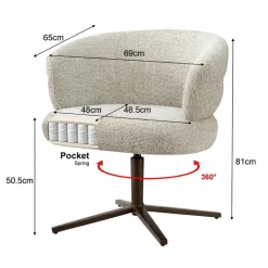 Blake Eetkamerfauteuil Beige