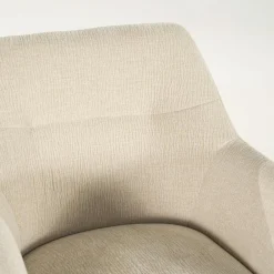 Bliss Barstoel met armleuning Beige