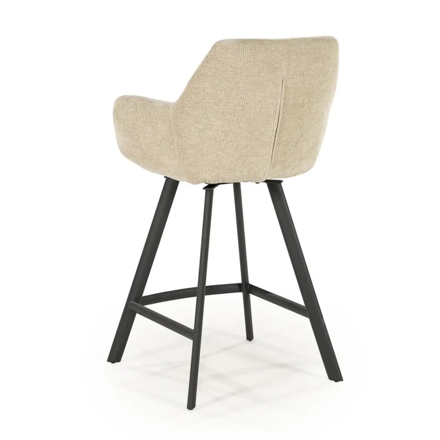 Bliss Barstoel met armleuning Taupe