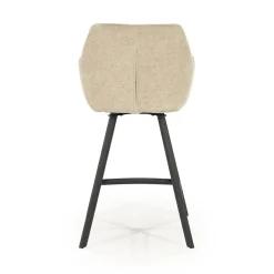 Bliss Barstoel met armleuning Taupe