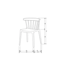 Bliss Tuinstoel kunststof groen jade