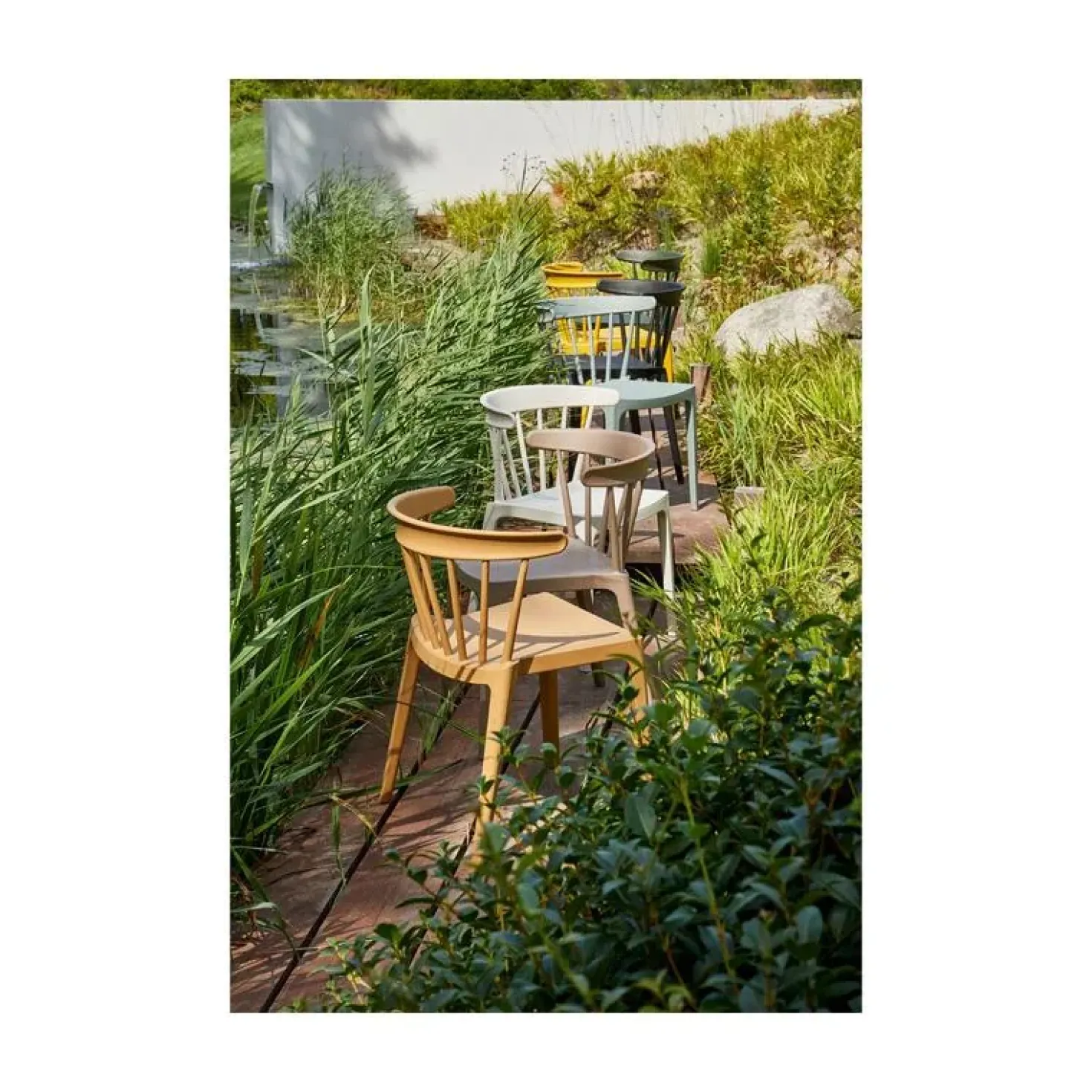 Bliss Tuinstoel kunststof groen jade