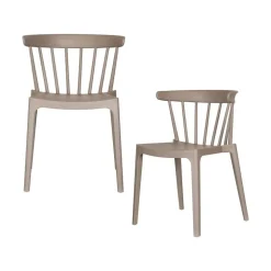 Bliss Tuinstoel kunststof taupe