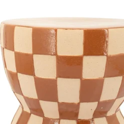 Blocsy Bijzettafel rond Bruin 33cm