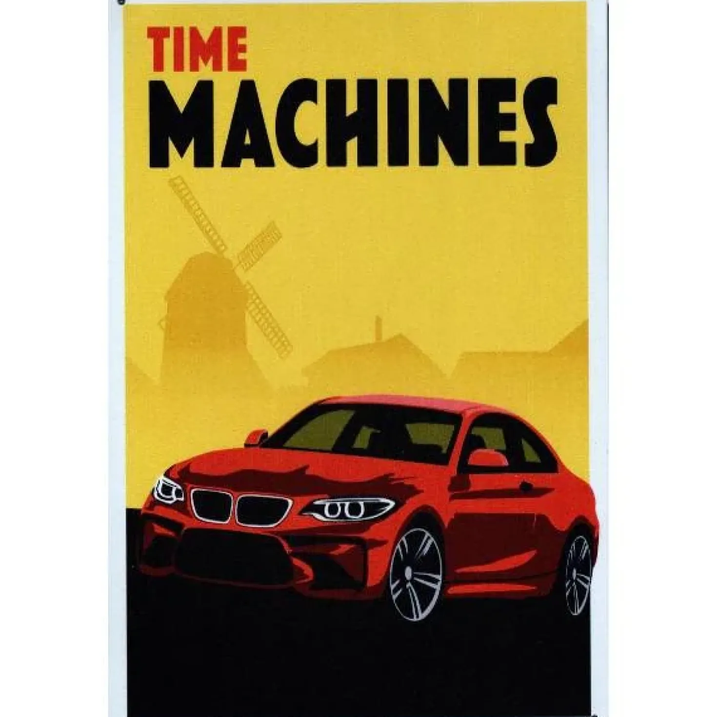 BMW Time Machine - metalen bord