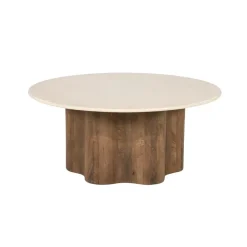 Bodhi Salontafel Rond Bruin 80cm