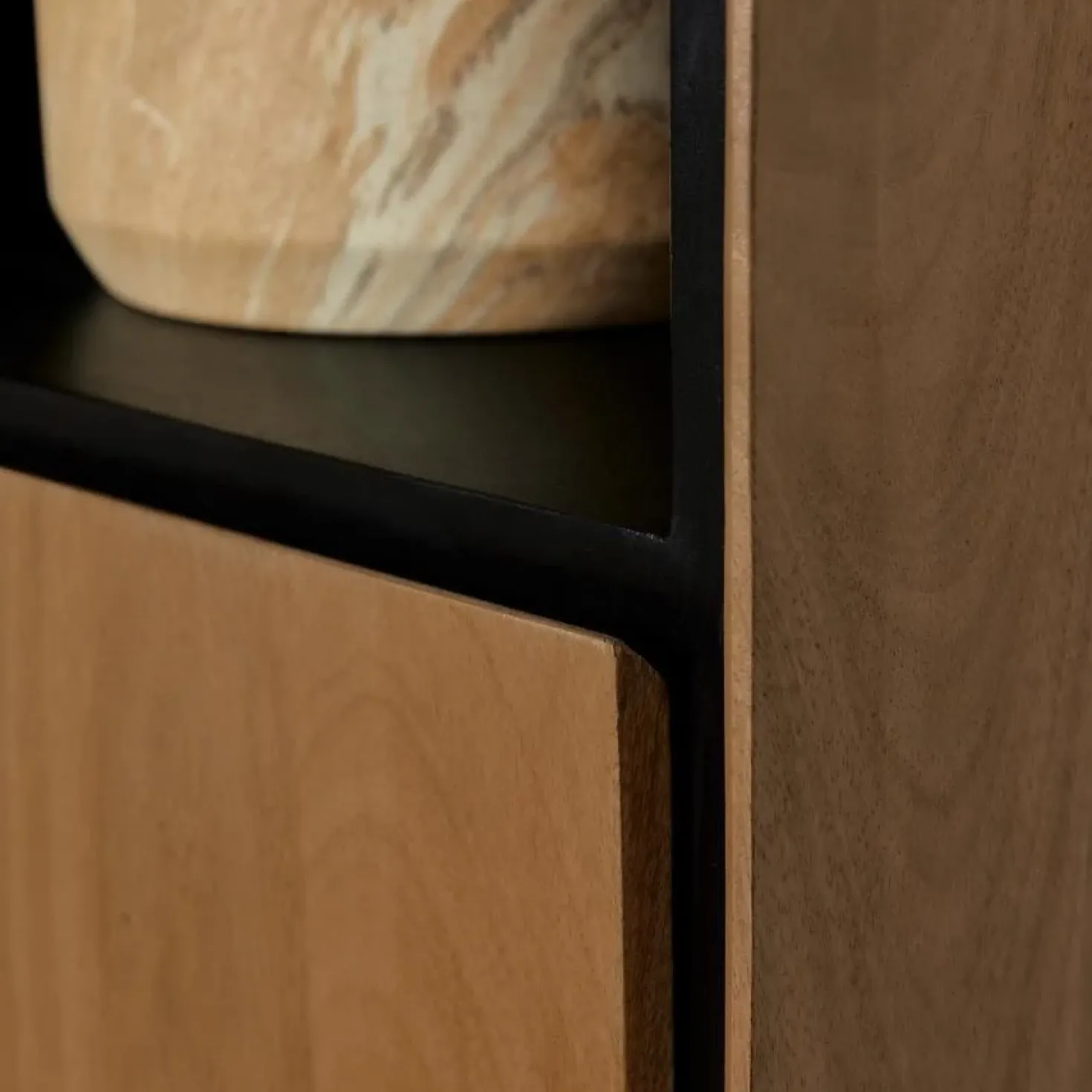 Boekenkast Sindacco Naturel open 60 cm