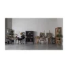 Bonk Open kast grenen zwart 107cm