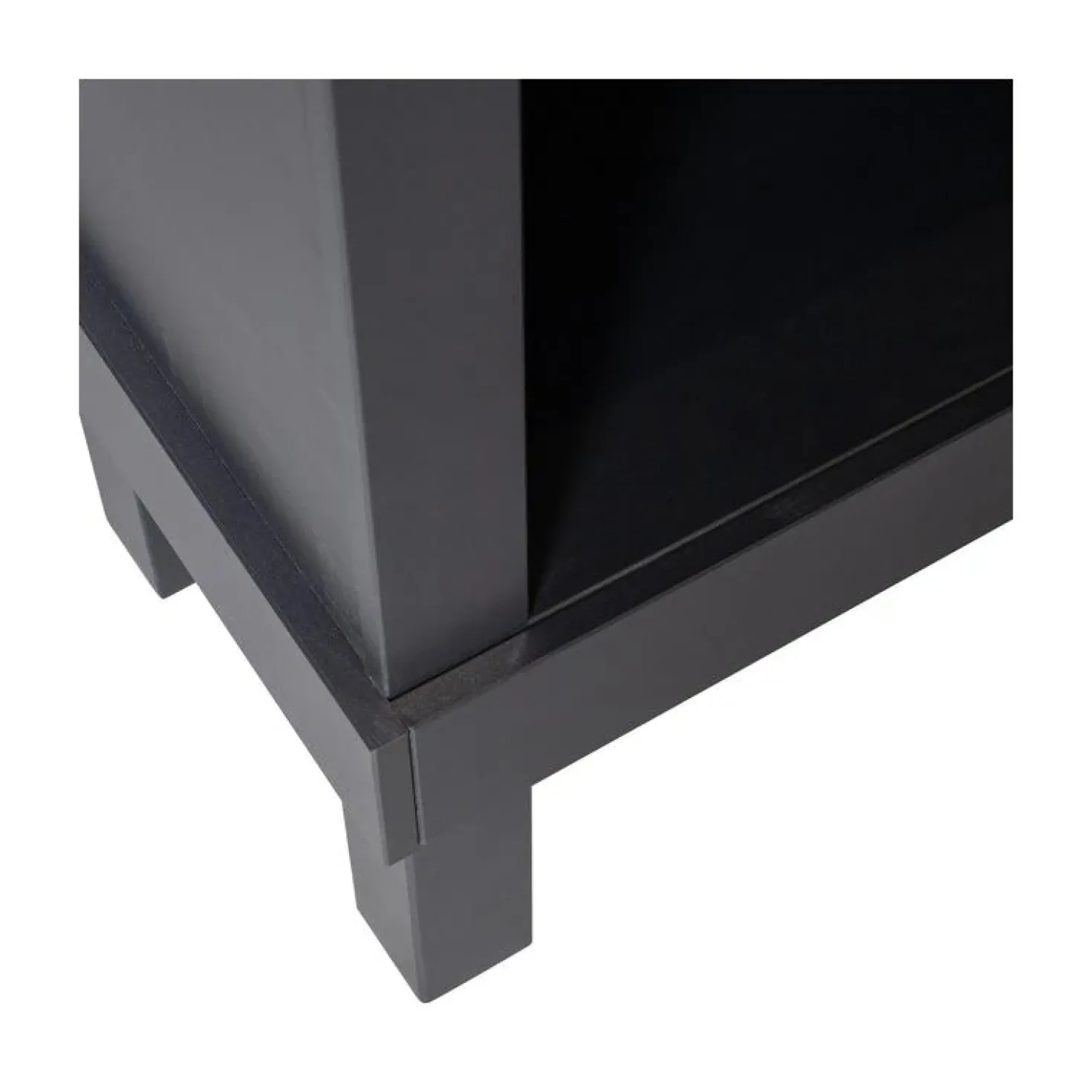 Bonk Open kast grenen zwart 107cm