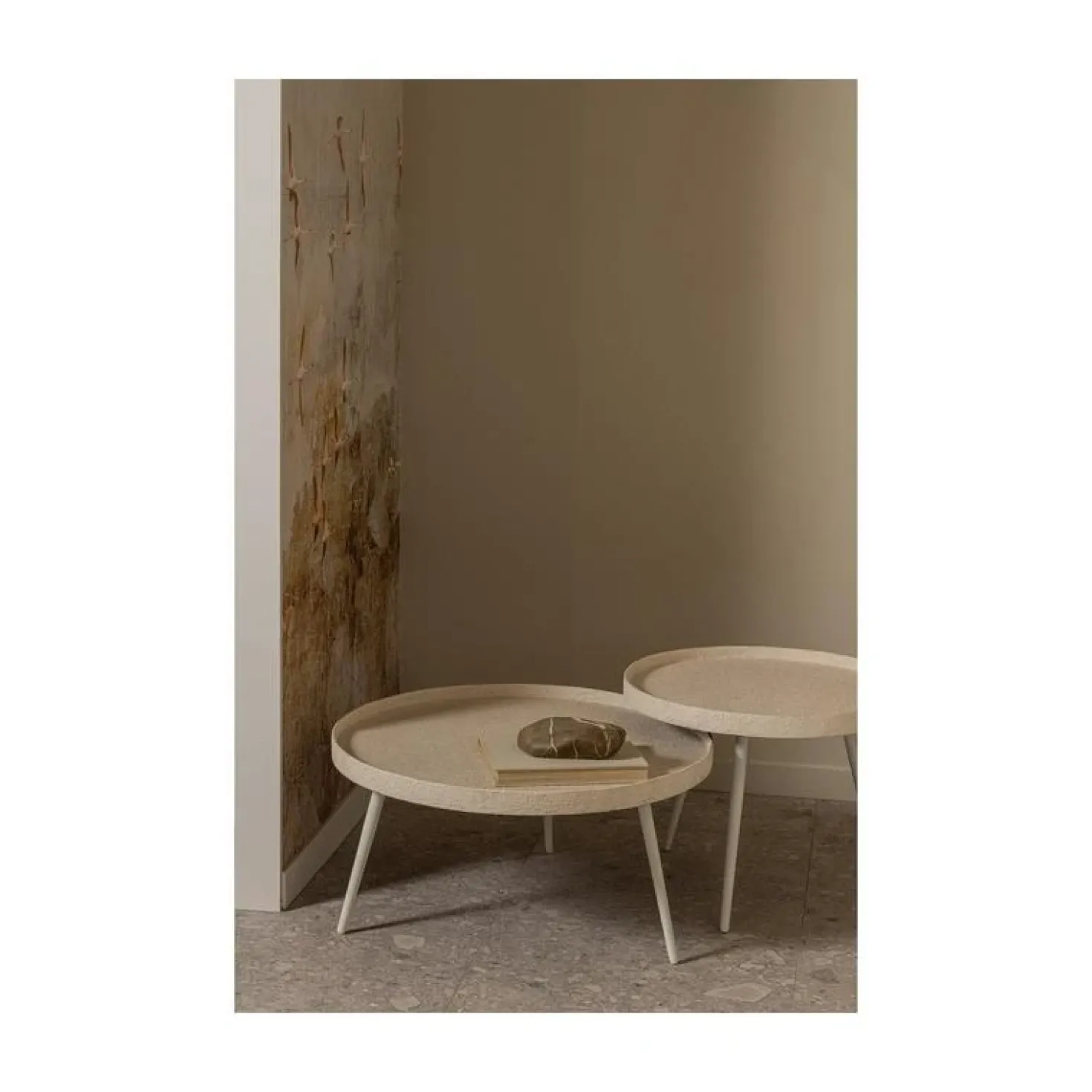 Bounds Bijzettafel hout/metaal naturel 58cm