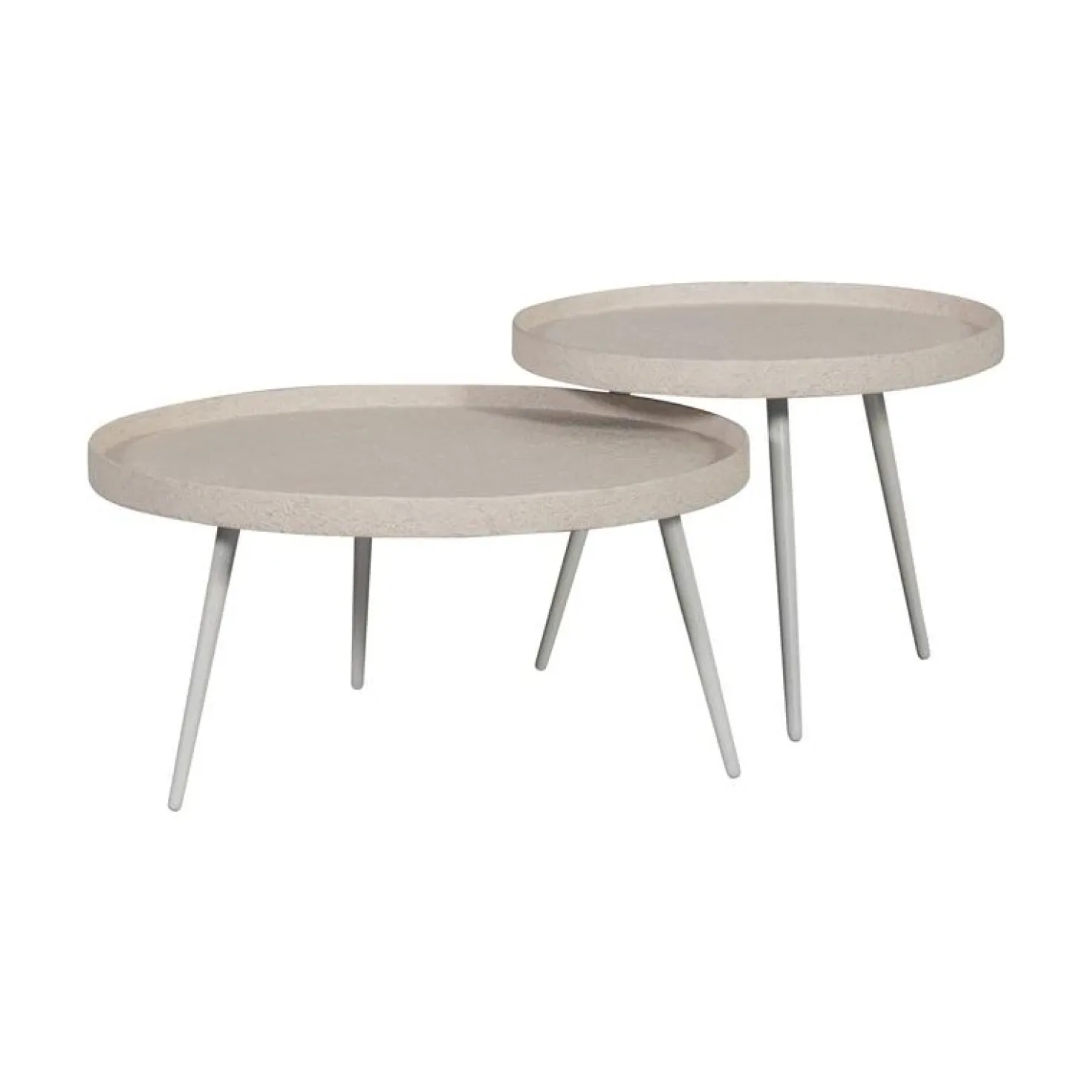 Bounds Bijzettafel hout/metaal naturel 58cm