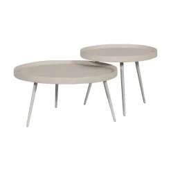 Bounds Bijzettafel hout/metaal naturel 76cm