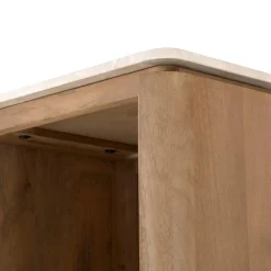 Bovenblad Dallas Boekenkast Beige Marmer