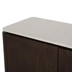 Bovenblad Dallas Dressoir Beige Marmer 165cm
