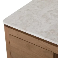 Bovenblad Dallas Salontafel Beige Marmer