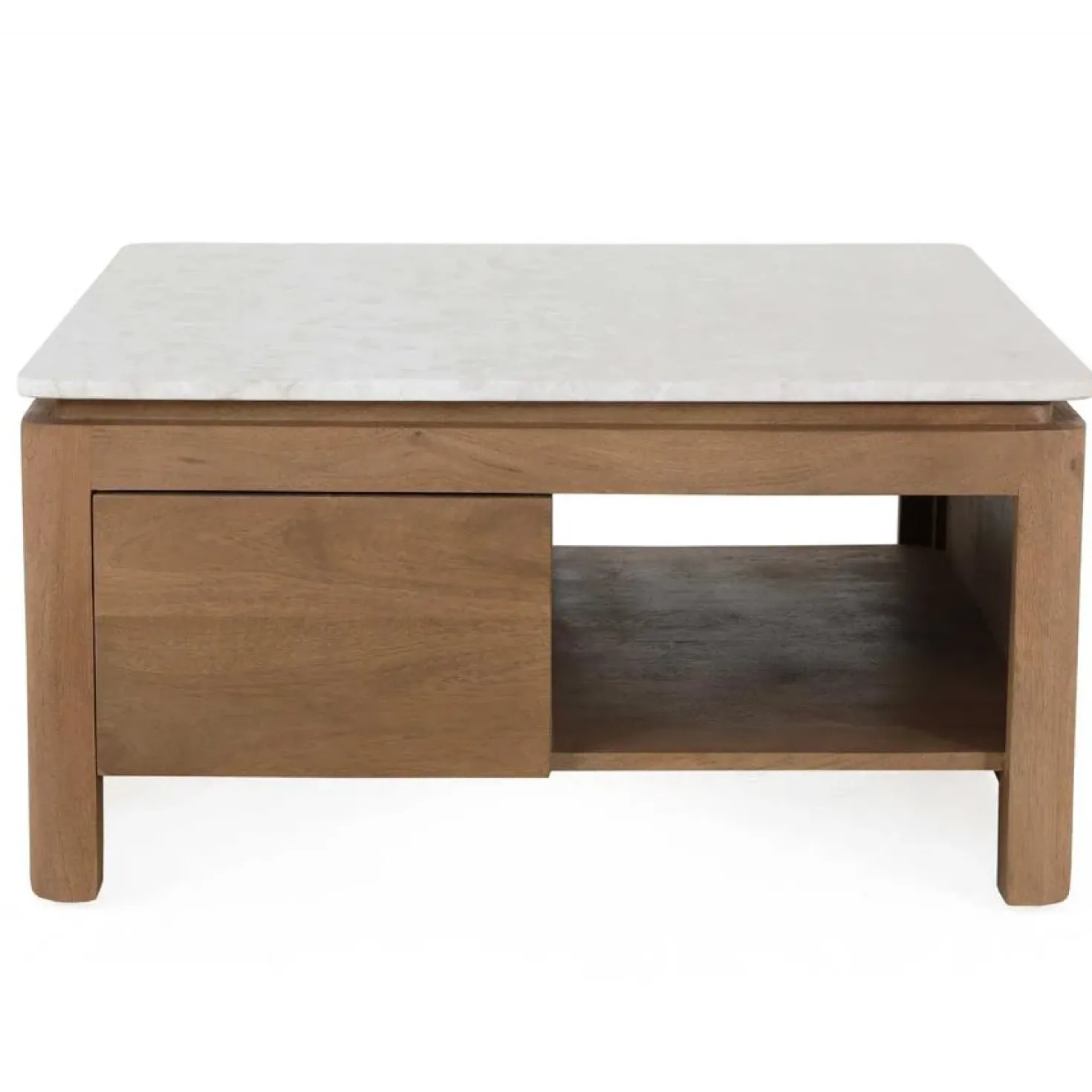 Bovenblad Dallas Salontafel Beige Marmer