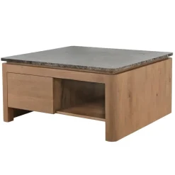 Bovenblad Dallas Salontafel Bruin Marmer