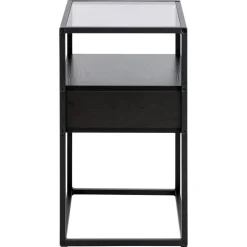 Brannor Nachtkastje Zwart 40cm