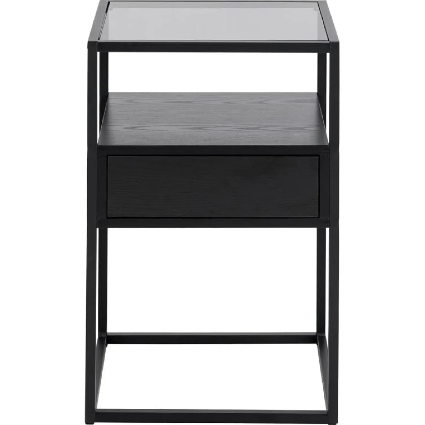 Brannor Nachtkastje Zwart 40cm