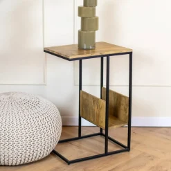 Britt Bijzettafel mangohout 50x30x71cm