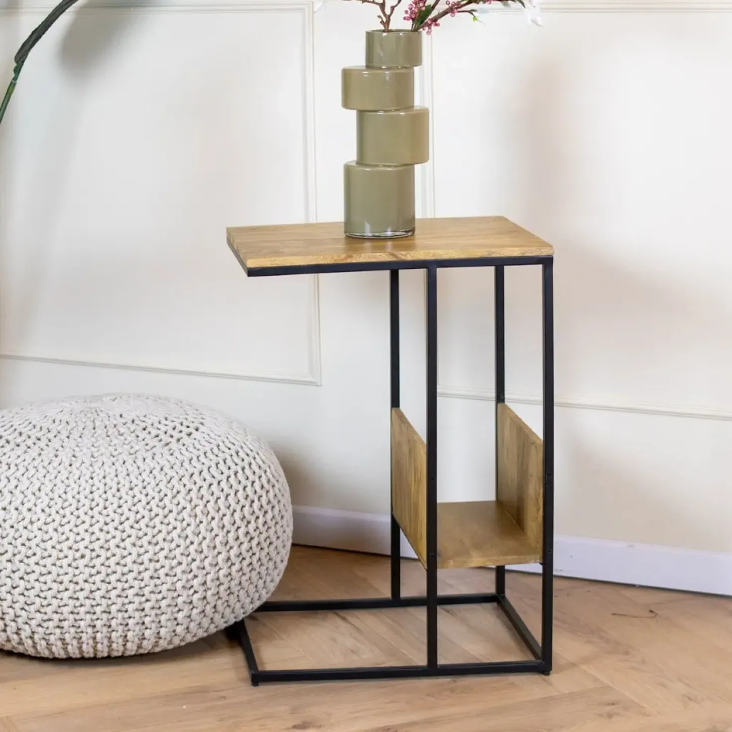 Britt Bijzettafel mangohout 50x30x71cm