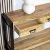 Britt sidetable industrieel mangohout 150cm