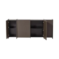 Brock Dressoir Essen fineer Middenbruin 200cm