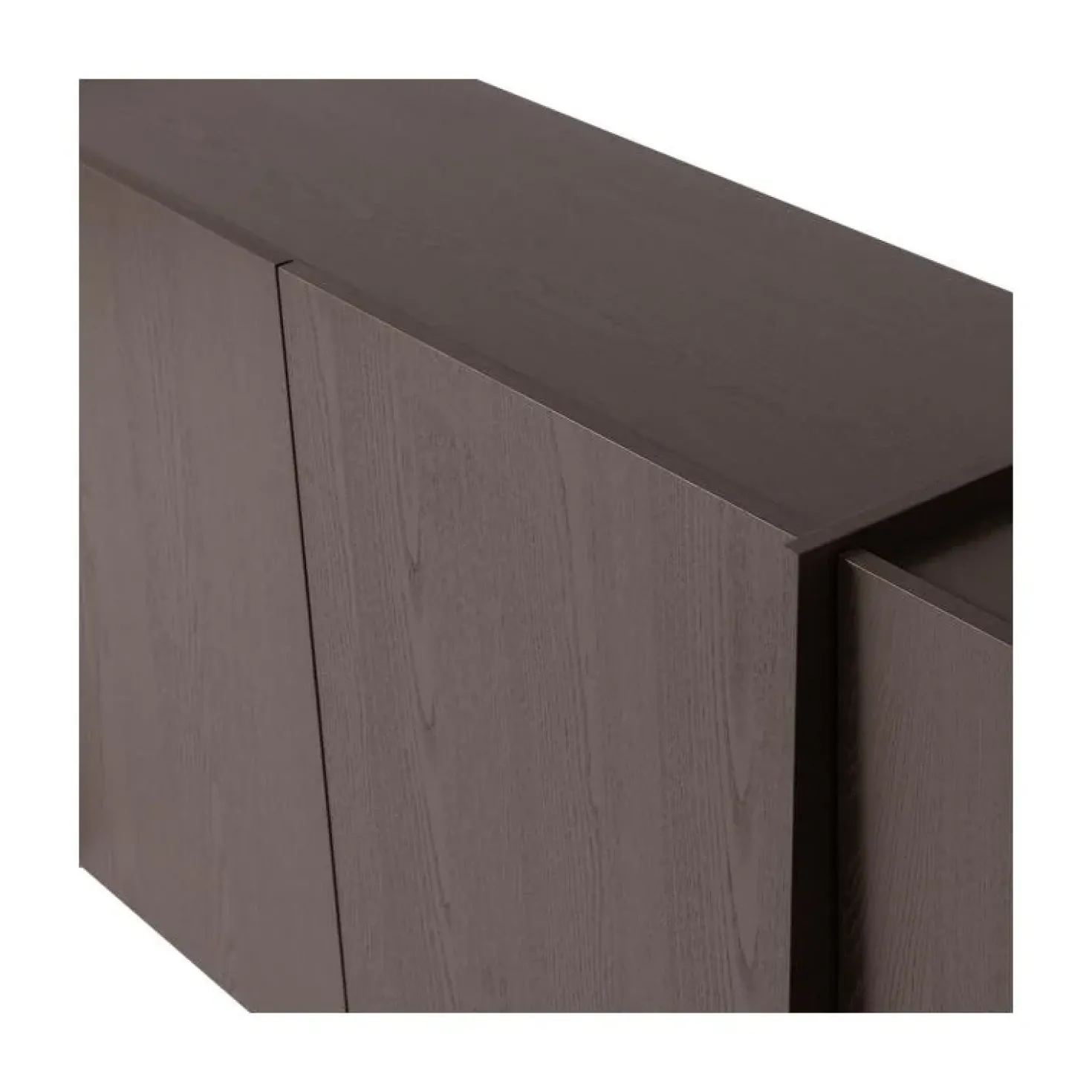 Brock Dressoir Essen fineer Middenbruin 200cm