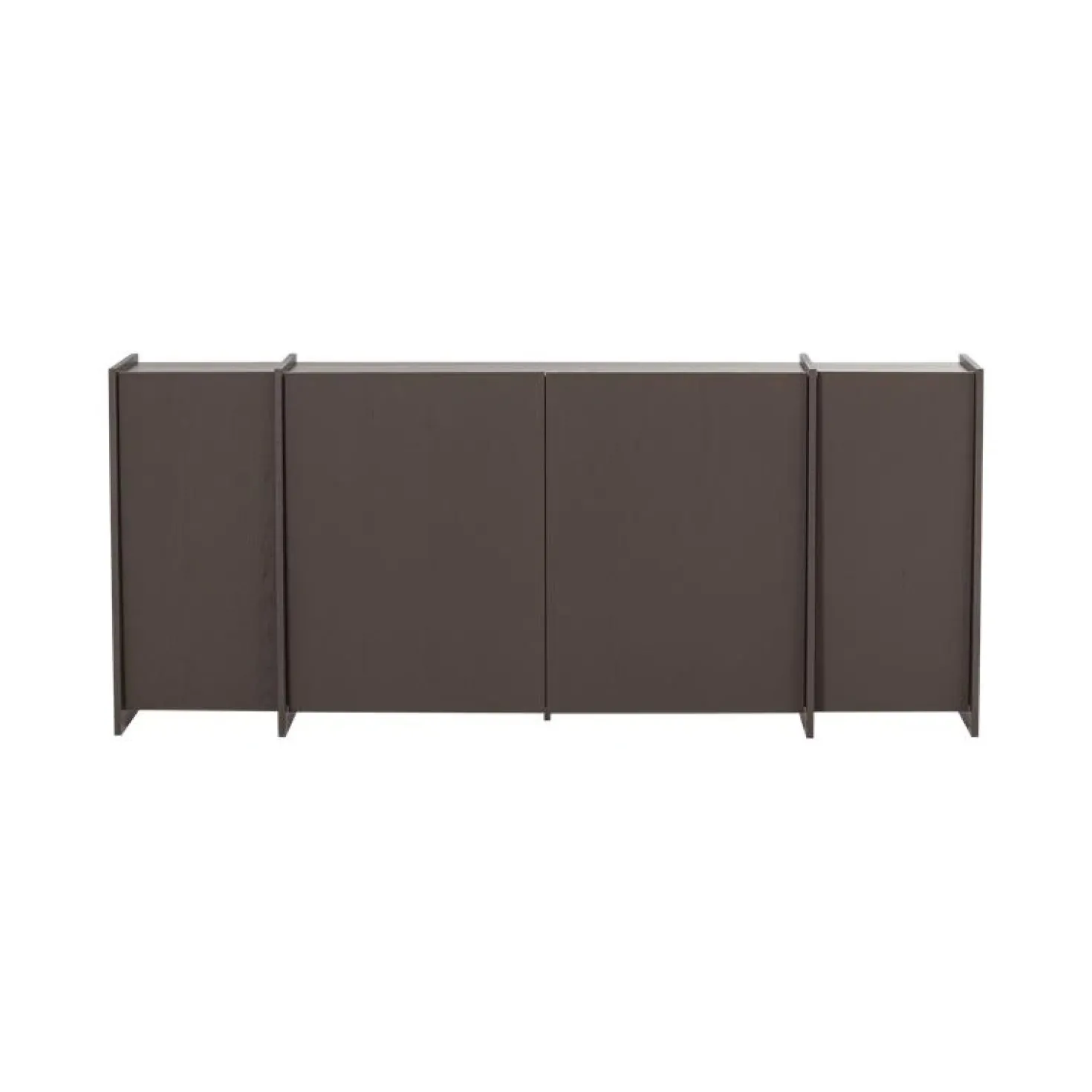 Brock Dressoir Essen fineer Middenbruin 200cm