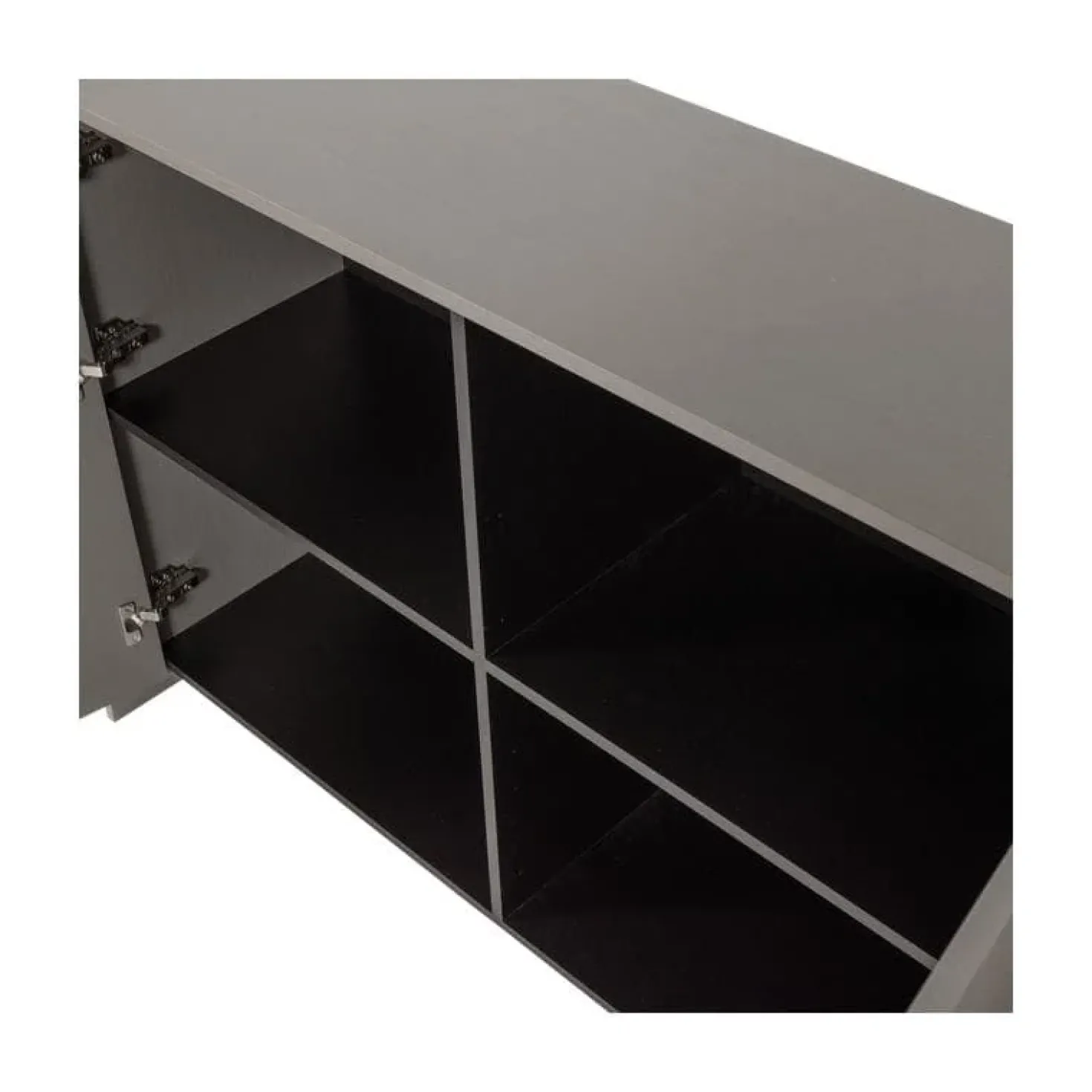 Brock Dressoir Essen fineer Warmgrijs 200cm