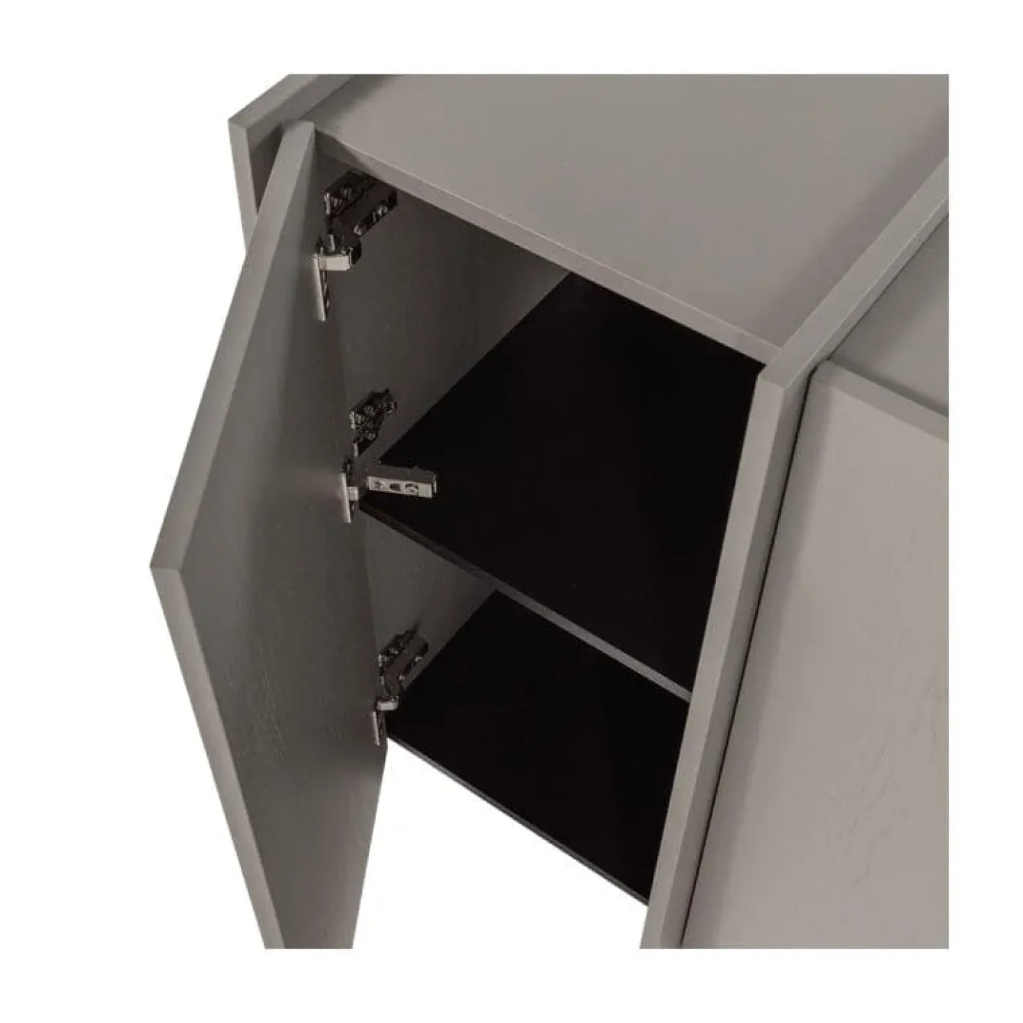 Brock Dressoir Essen fineer Warmgrijs 200cm