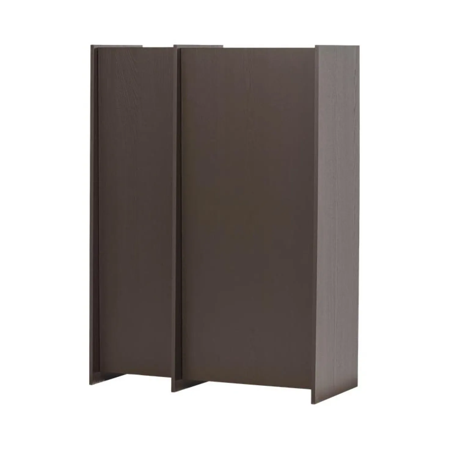 Brock Kledingkast 2-deurs Essen fineer Middenbruin 102cm