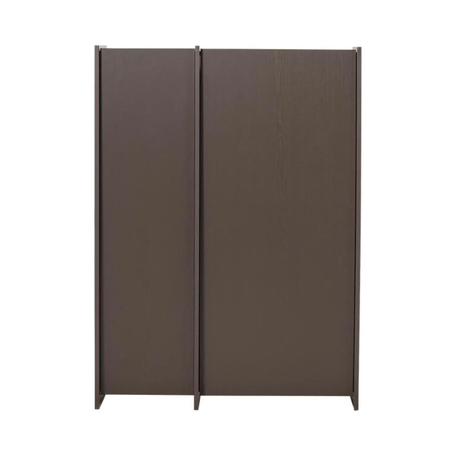 Brock Kledingkast 2-deurs Essen fineer Middenbruin 102cm
