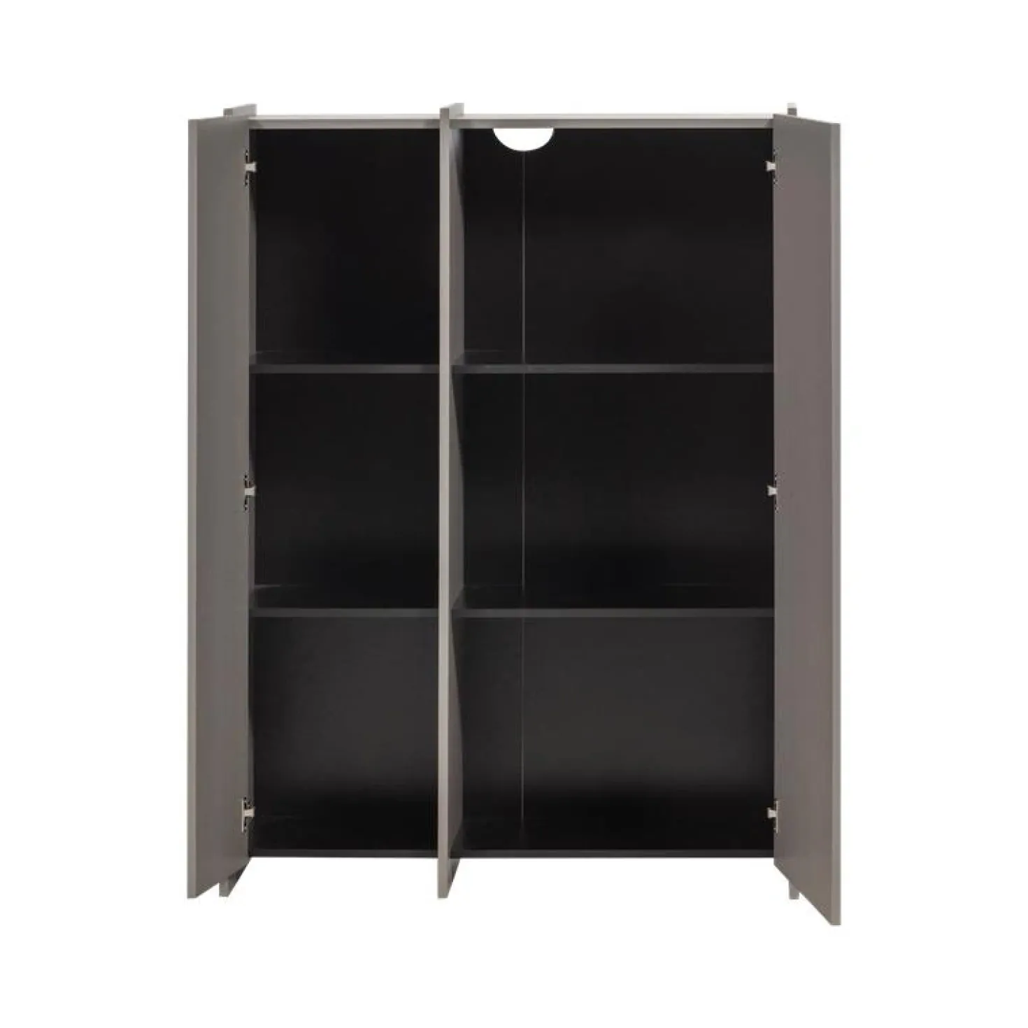 Brock Kledingkast 2-deurs Essen fineer Warmgrijs 102cm