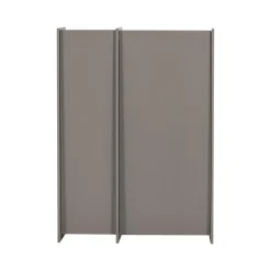 Brock Kledingkast 2-deurs Essen fineer Warmgrijs 102cm
