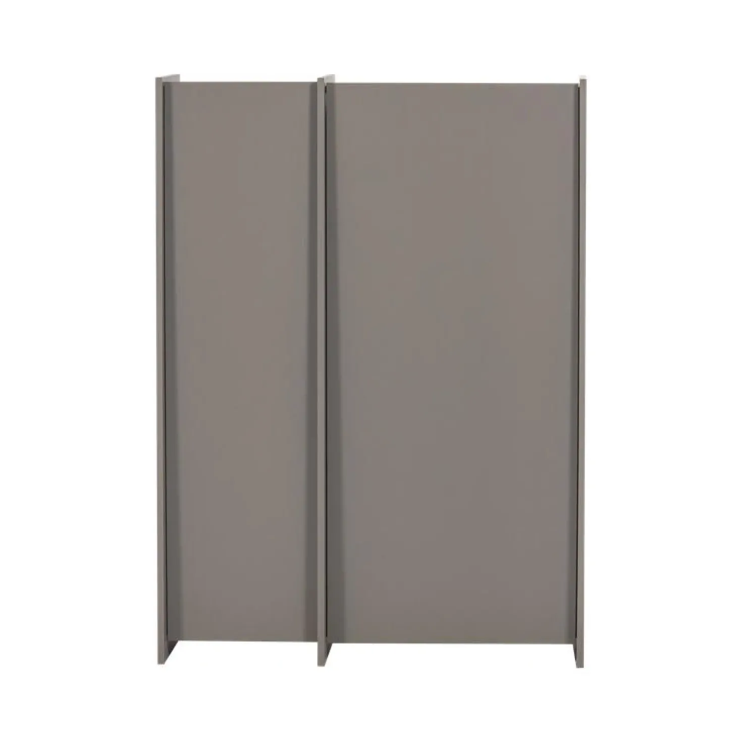 Brock Kledingkast 2-deurs Essen fineer Warmgrijs 102cm
