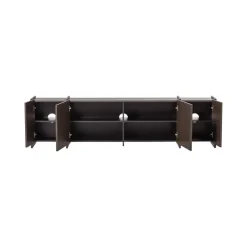 Brock Tv meubel Essen fineer Middenbruin 200cm