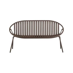Bruce Tuinbank 2-zits paars/bruin 131cm