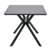 Bruno Rechthoekige Eettafel zwart 160cm
