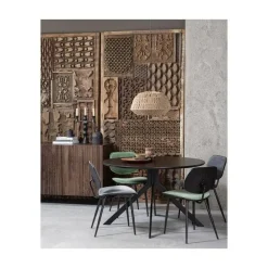 Bruno Ronde Eettafel zwart 120cm
