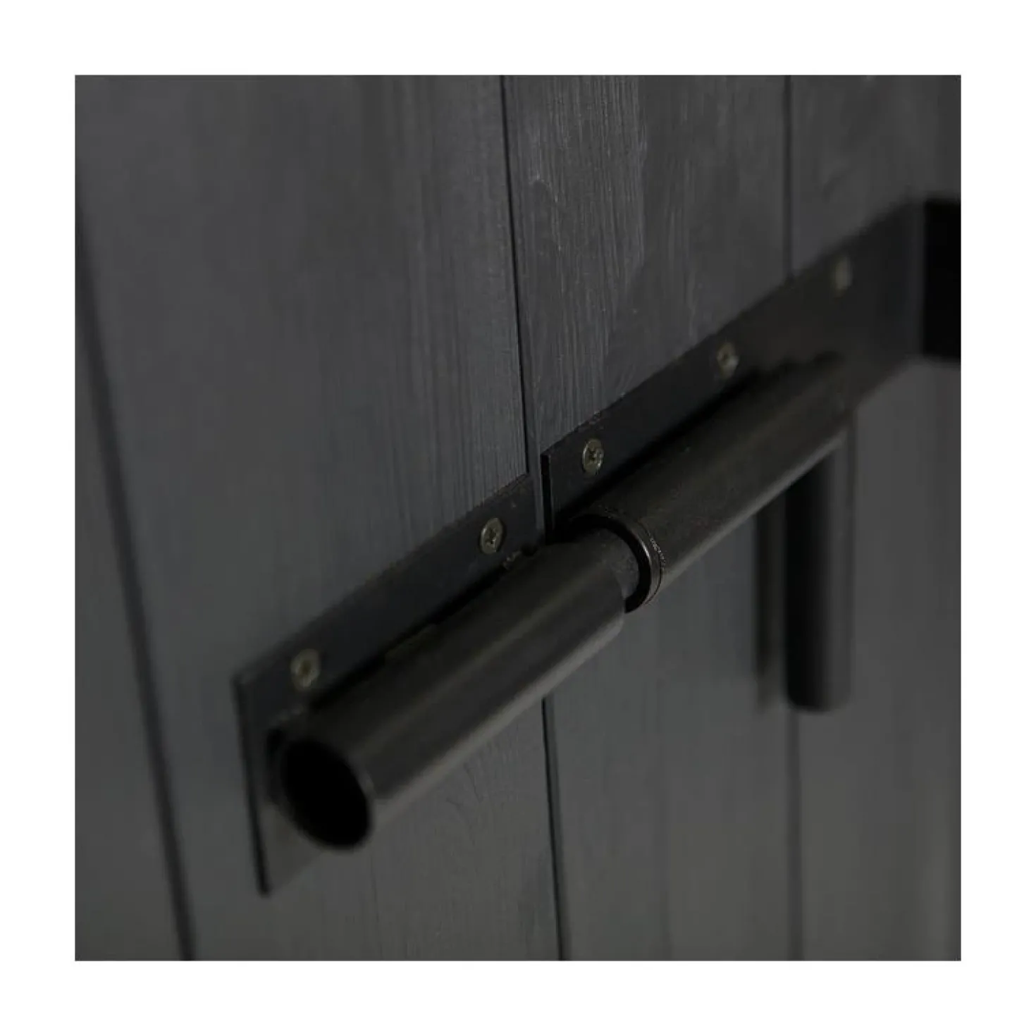 Bruut 2-deurs Wandkast grenen zwart 100cm