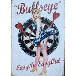 Bulls Eye - metalen bord