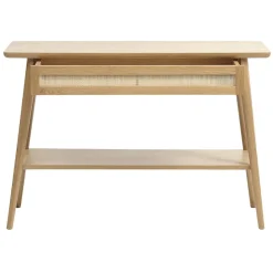 Burcei sidetable naturel eikenhoutfineer 110cm