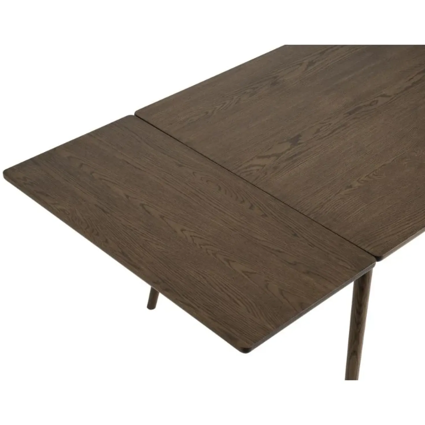 Burcei Tafelblad Verlengstuk Donkerbruin eikenhoutfineer 45cm